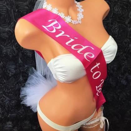 Bachelorette Party Bikini Daisy Flower Headband..